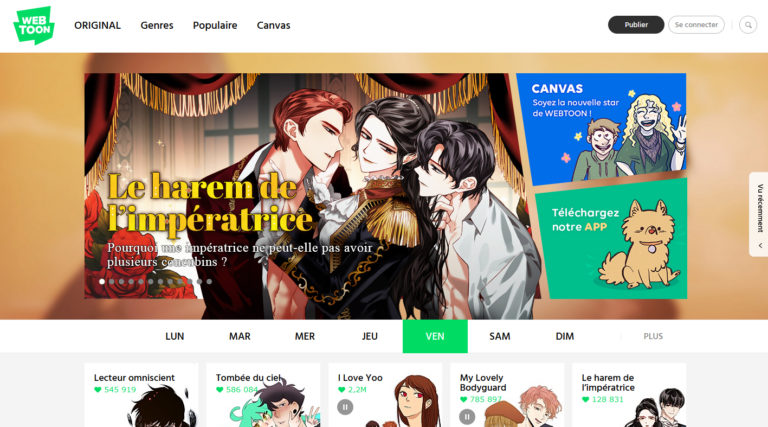 Liste de sites pour lire des Webtoon/webcomic - Les créas de Rose
