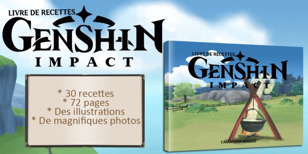 Livre de recettes Genshin impact - Les créas de Rose