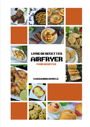 book, livre, recette, livre de recette, air fryer, friteuse, plat, cuisine, appareil, pâtisserie, air chaud, moins gras,