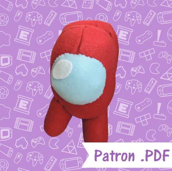 Patron.pdf de la peluche de Among Us (GRATUIT)