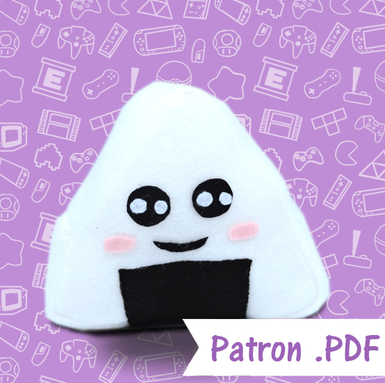 Patron.pdf de la peluche Onigiri (GRATUIT)