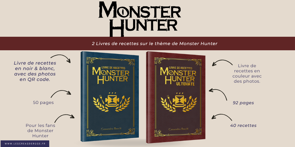 barbecue, felyne, monster hunter, palico, recette, rôti, Viande, wild, world, recette, livre de recettes, livre,