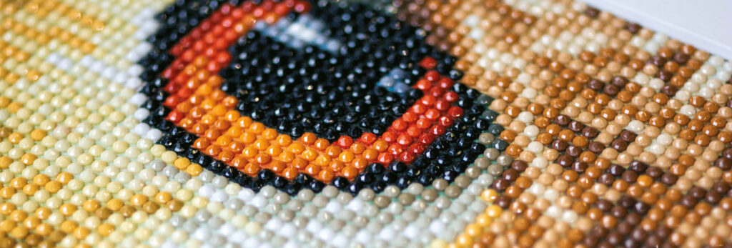 Diamant painting, diamant, loisir, créatif, broderie, tableau, image, creation, famille, adolescent, adulte, senior,